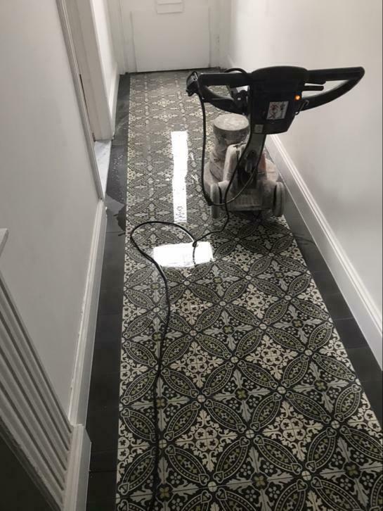 Portugese cement tegels schoonmaken polijsten, Doe-het-zelf en Bouw, Ophalen
