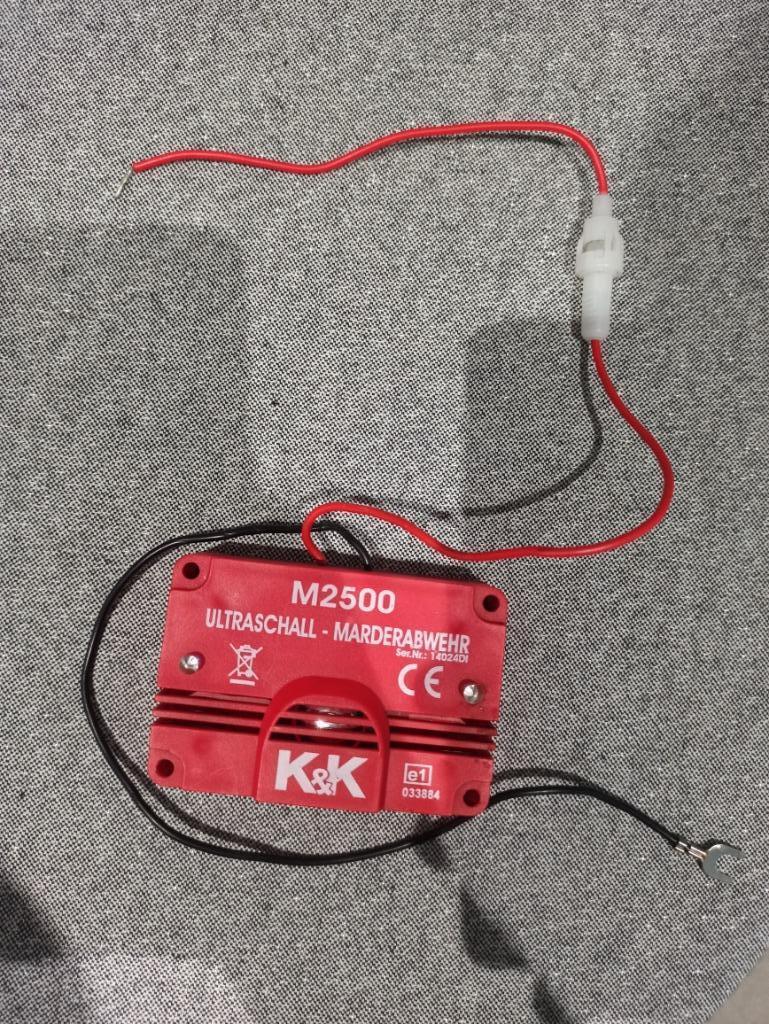 Dispositif anti-fouine pour voiture M2500, Enlèvement