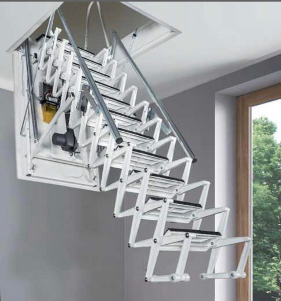 Kwalitatieve metalen uitschuifbare vlizotrappen, Nieuw, Ophalen of Verzenden, Ladder, Opvouwbaar of Inschuifbaar