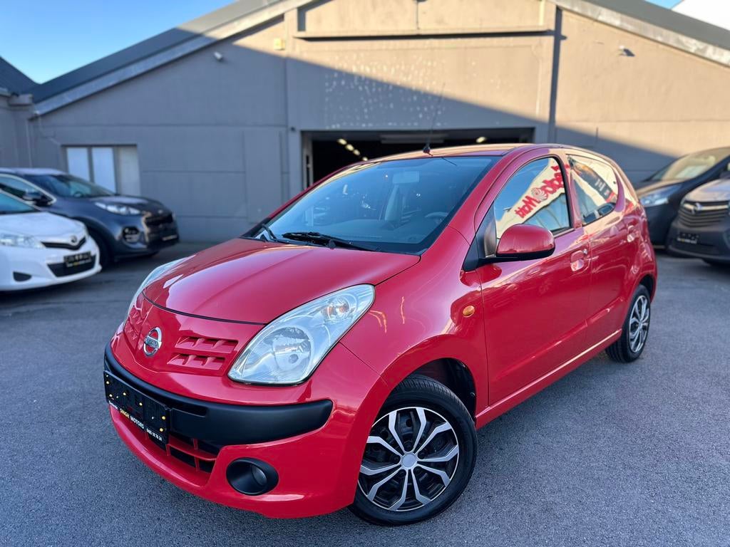 Nissan Pixo 1.0i | Airco | Keuring+Carpass | GARANTIE |, Autos, Rouge, Euro 5, Achat, 50 kW