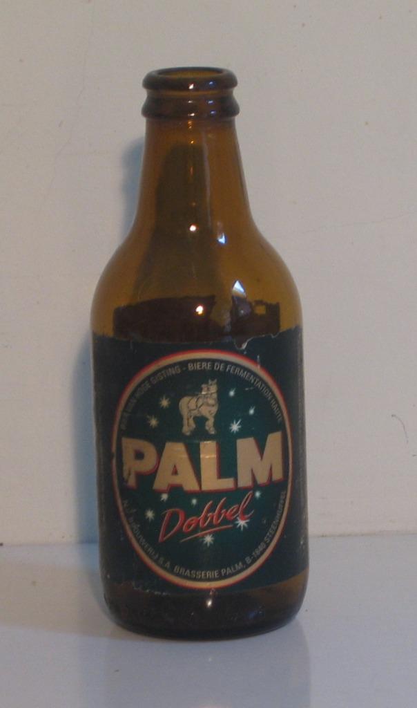 BIERFLES  PALM  DOBBEL  25 cl  ( 305 ), Verzamelen, Ophalen, Gebruikt, Flesje(s), Palm