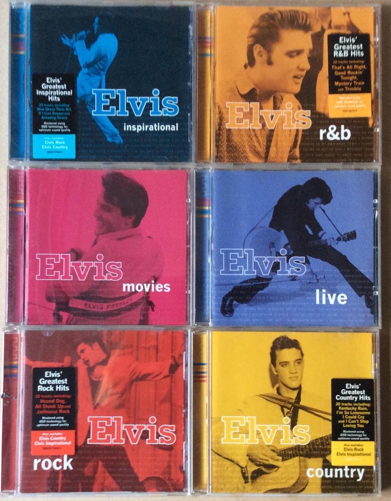 6 séries rares de CD d'Elvis Presley, Envoi, Comme neuf, Pop rock