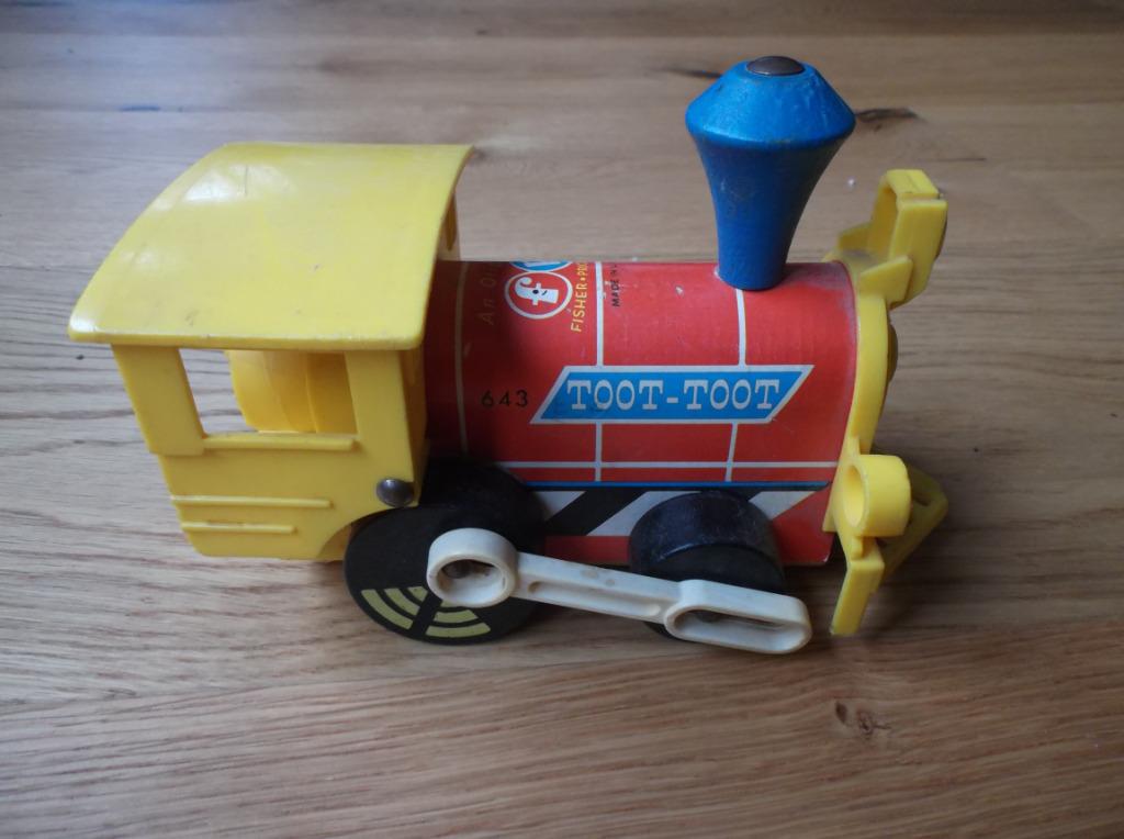 Locomotive/Locomotief TOOT-TOOT - Fisher-Price #643 (1964), Enfants & Bébés, Enlèvement, Utilisé, Voiture ou Véhicule