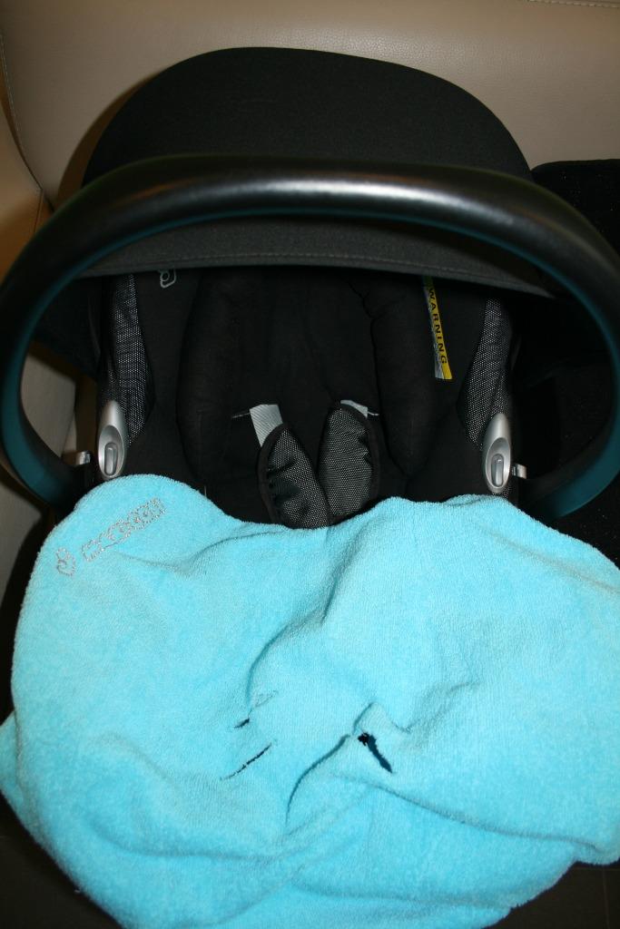 blauwe beschermhoes maxi cosi, Enlèvement ou Envoi, Utilisé, Maxi-Cosi