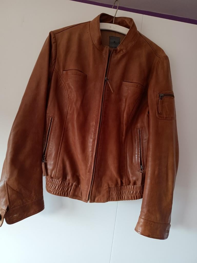Lederen jasje merk Xandres, Kleding | Dames, Ophalen, Zo goed als nieuw