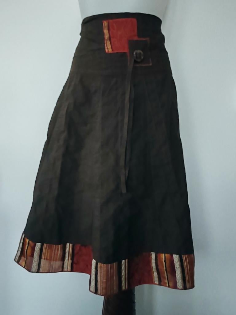 Jupe midi vintage taille 50, Enlèvement ou Envoi, Comme neuf
