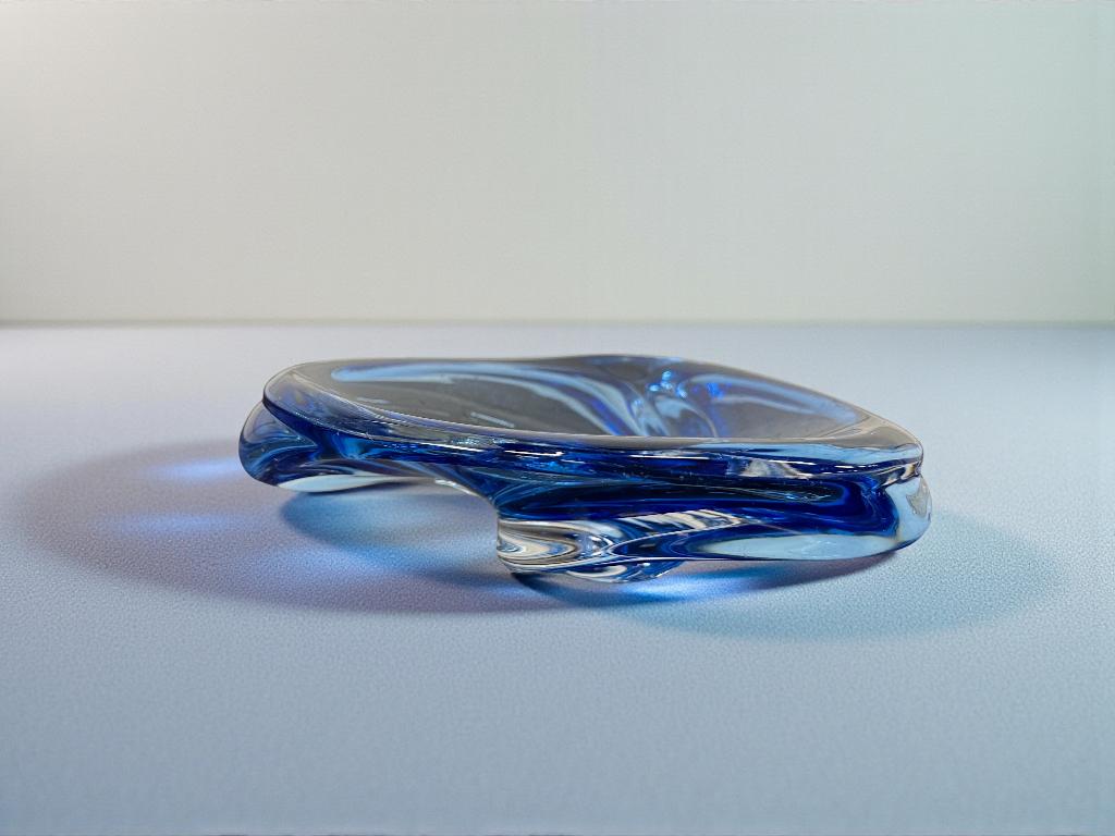 plat/bol vintage bleu de Murano, Enlèvement