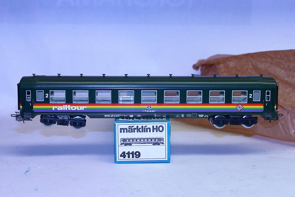 MARKLIN 4119 COUCHETTE RAILTOUR  SNCB NMBS TIN PLATE, Wisselstroom, Ophalen of Verzenden, Märklin, Nieuw