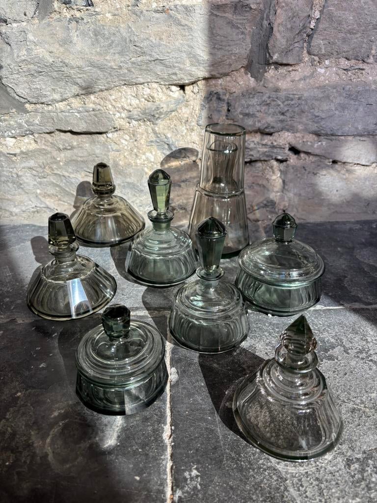 Ensemble de toilette en cristal art déco, Enlèvement ou Envoi