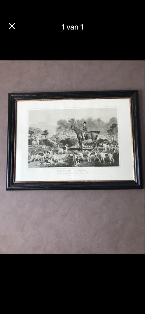 Kader jachttafereel, Ophalen