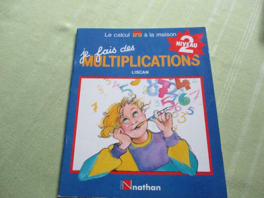 MULTIPLICATIONS. 2e-3e PRIMAIRE., Enlèvement ou Envoi, Comme neuf, Primaire