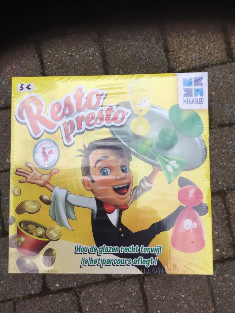 Resto presto spelletje, Ophalen, Nieuw