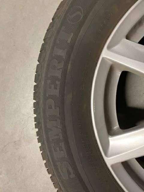 winterbanden + alu-velgen, Auto-onderdelen, Banden en Velgen, Banden en Velgen, Winterbanden, Gebruikt, Ophalen