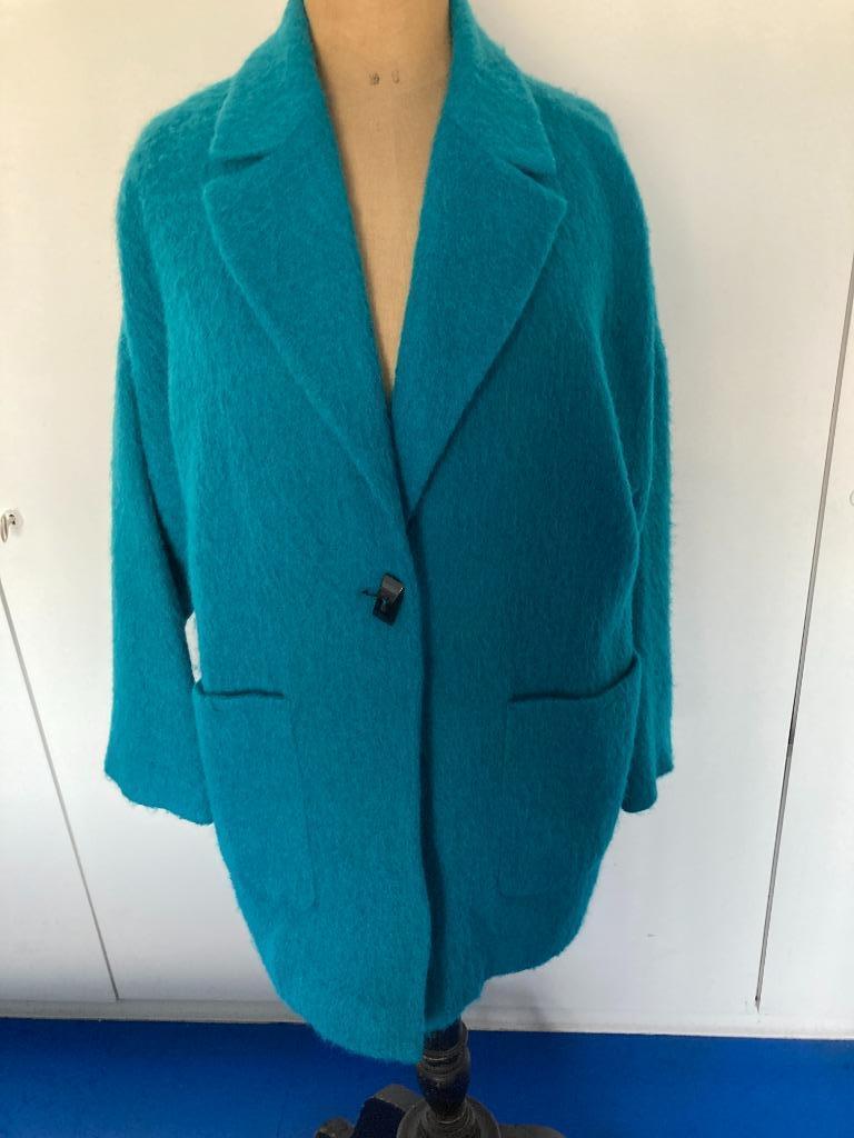 Gilet en laine turquoise pour femme Marque : Olsen Taille 40, Enlèvement ou Envoi, Autres couleurs, Porté, Taille 38/40 (M)