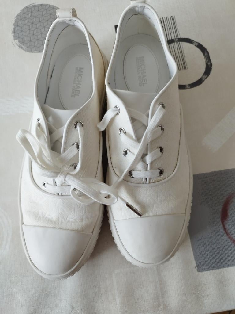 Sneakers van Michael Kors, Michael Kors, Wit, Ophalen of Verzenden, Zo goed als nieuw
