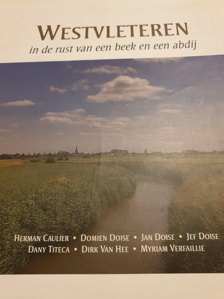 WESTVLETEREN in rust van een beek en een abdij  HC heemkunde, Enlèvement ou Envoi, Utilisé, Domien Doise ea