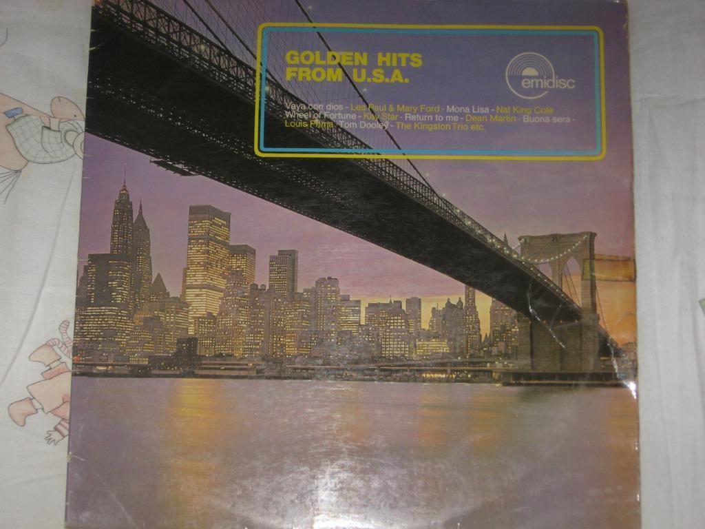Disque vinyl 33 tours golden hits from usa, Enlèvement ou Envoi, Comme neuf