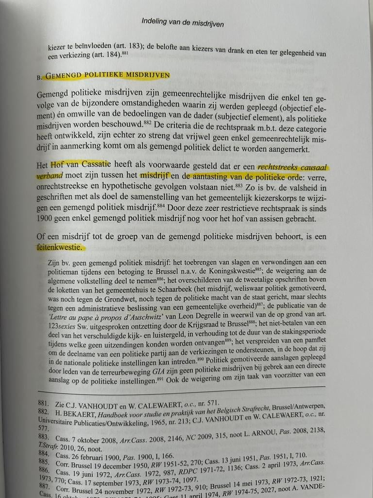 Strafrecht en strafprocesrecht in hoofdlijnen. Deel 1: Straf, Enlèvement, Utilisé, Van den Wyngaert