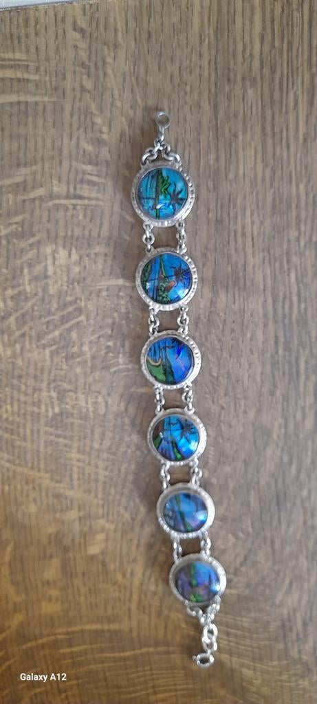 Armband vlindervleugel vintage .perfecte staat, Ophalen