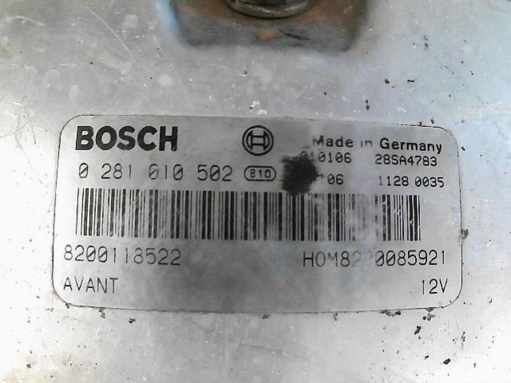 Boitier moteur Renault Kangoo 1.9DTi 59kw 0281010502 (644), Autos : Pièces & Accessoires, Autres pièces automobiles, Renault, Utilisé
