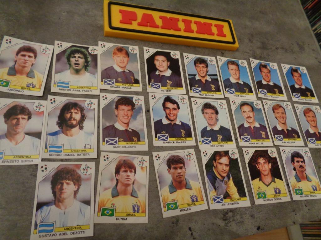 PANINI voetbal stickers WK 90 ITALIA 1990 world cup  22X, Ophalen of Verzenden, Zo goed als nieuw