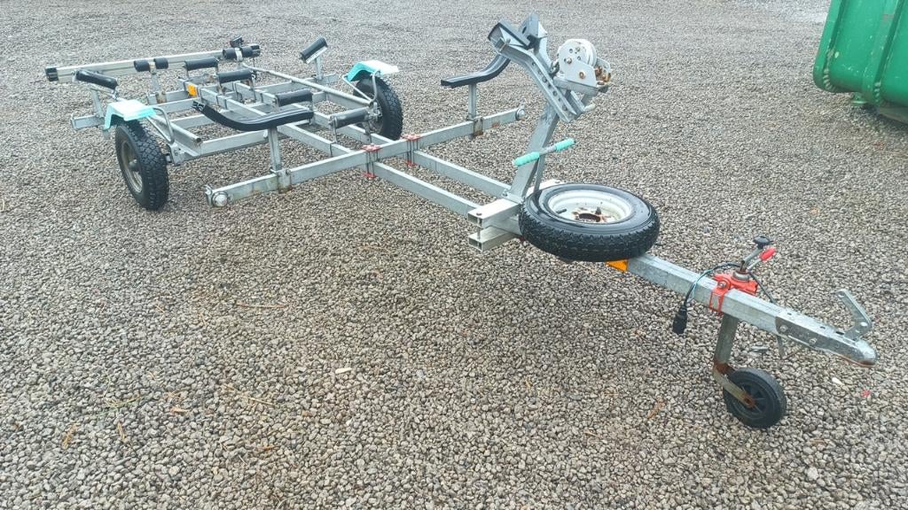 Remorque pour zodiac, canot pneumatique, Watersport en Boten, Rubberboten, Ophalen, Zo goed als nieuw, Overige merken