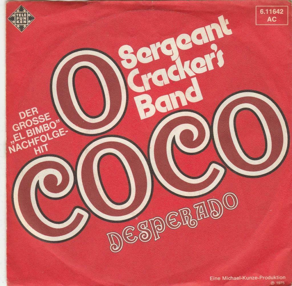 45T: Sergeant Cracker's Band: O Coco, Ophalen of Verzenden, 7 inch, Overige genres, Single