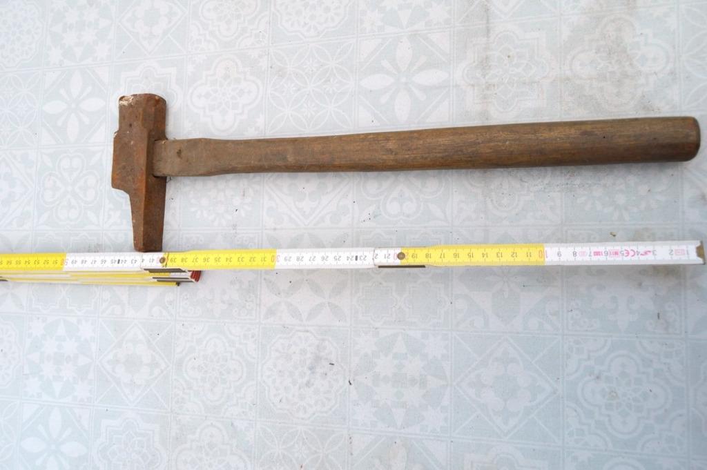 marteau à  manche long +-45 cm, Jardin & Terrasse, Enlèvement, Utilisé, Autres types