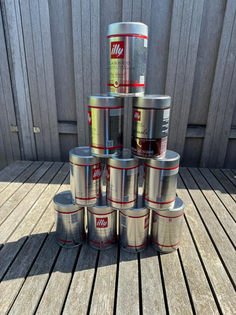 Blikken dozen van koffie (leeg ), Ophalen, Zo goed als nieuw