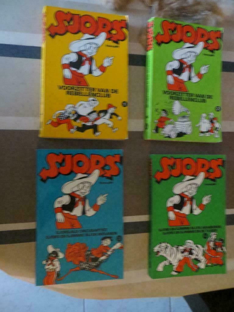 4 pockets Sjors en Sjimmie 1972, Boeken, Ophalen of Verzenden, Zo goed als nieuw, Frans Piët, Meerdere stripboeken