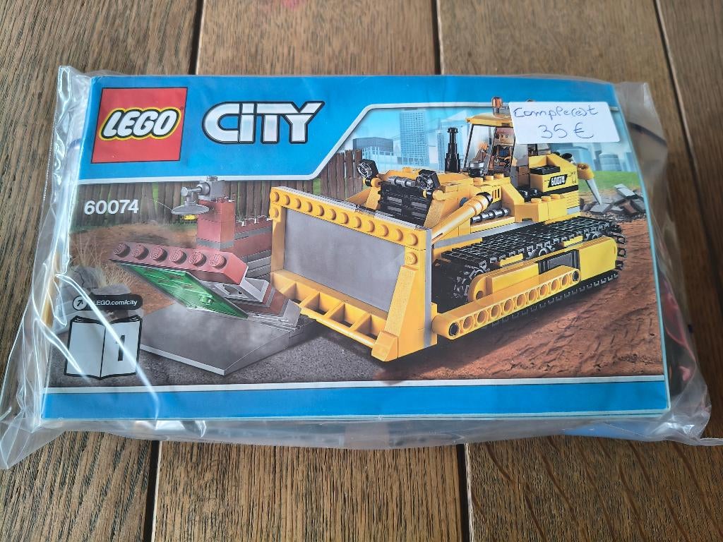 Lego City 60074 Le bulldozer, Enlèvement ou Envoi, Utilisé, Lego