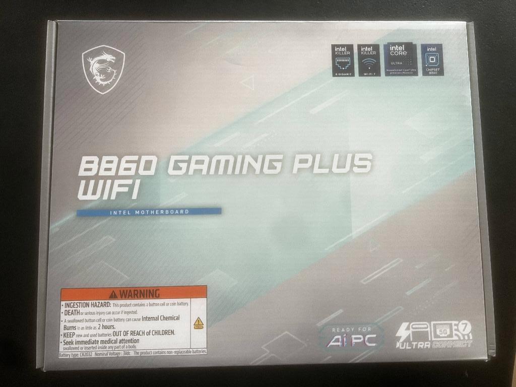 MSI B860 Gaming Plus WiFi – NEUVE, jamais utilisée, Informatique & Logiciels, Neuf, Enlèvement ou Envoi, LGA 1851, ATX