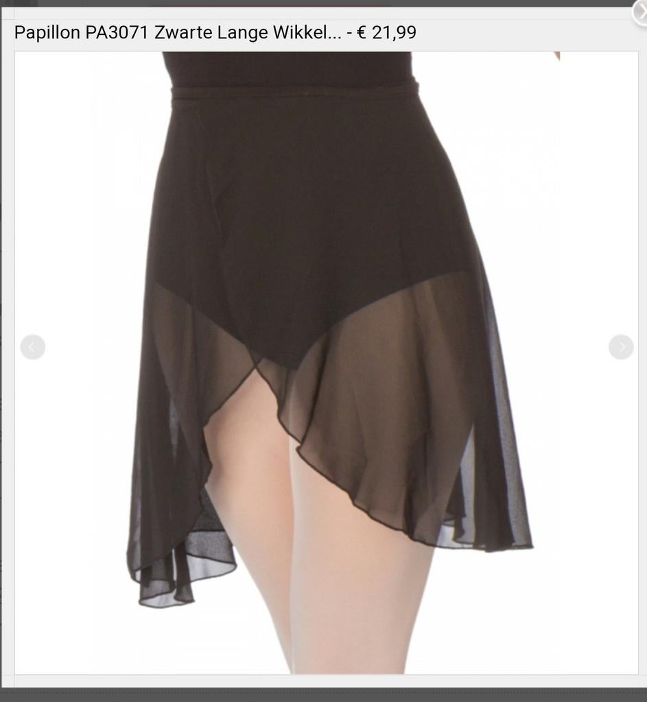 Ballet rok Papillon mt L - PA3071, Ophalen of Verzenden, Nieuw, Boven de knie
