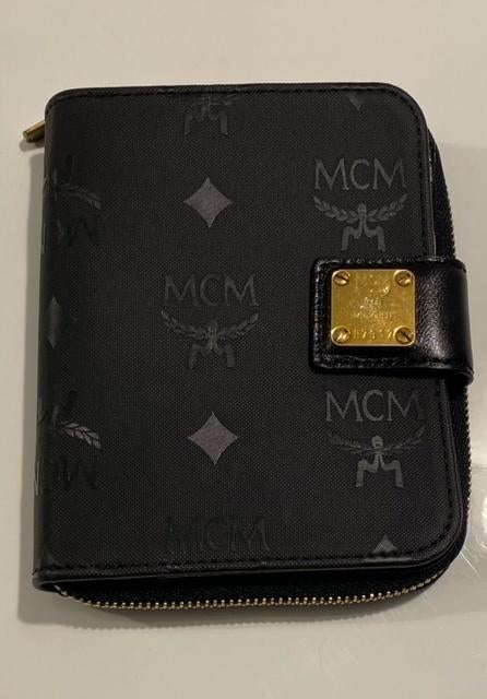 MCM zwarte portefeuille, Handtassen en Accessoires, Portemonnees, Nieuw, Overige merken, Zwart, Ophalen of Verzenden