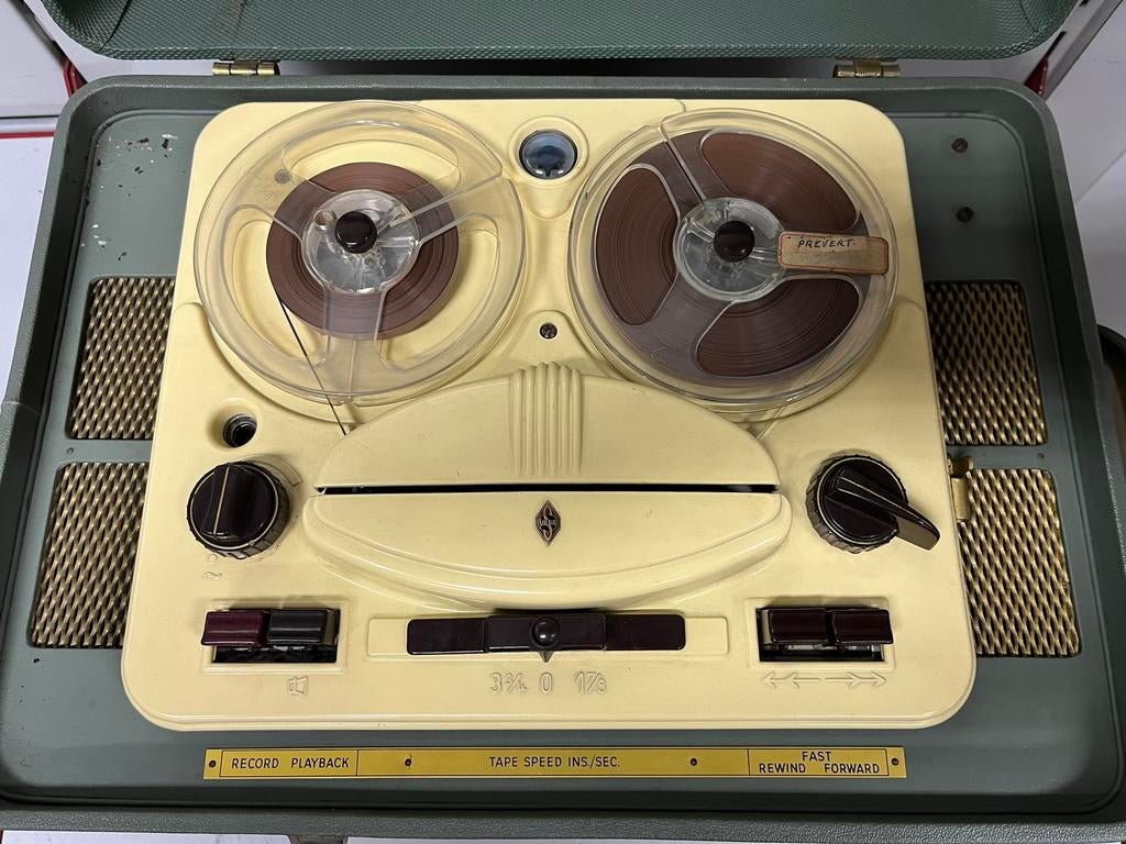 SIERA SA 6003 A magnétophone à bandes - 50/60s - valise, Enlèvement, Magnétophone, Avec bandes