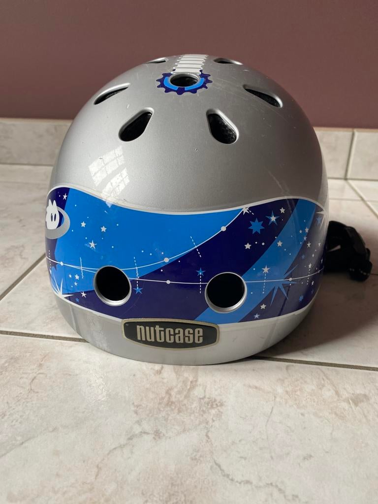 nutcase kinder  fietshelm 52-56 cm, Fietsen en Brommers, Ophalen, Gebruikt