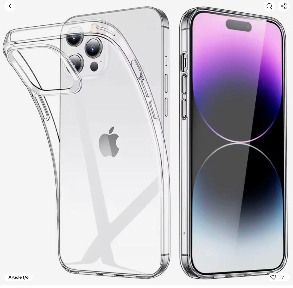 Coque silicone protection IPhone 16,15,14,13,12,11,pro Max, Télécoms, Téléphonie mobile | Housses, Coques & Façades | Apple iPhone