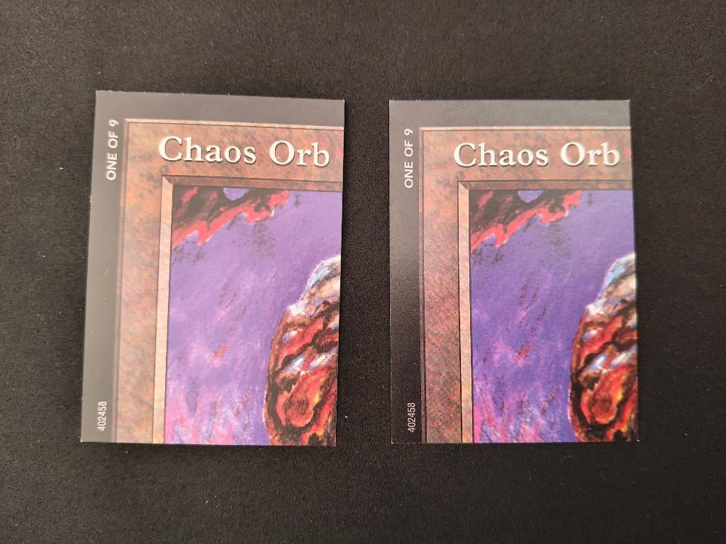 MTG Puzzle Cards Chaos Orb, Ophalen of Verzenden, Gebruikt, Meerdere kaarten