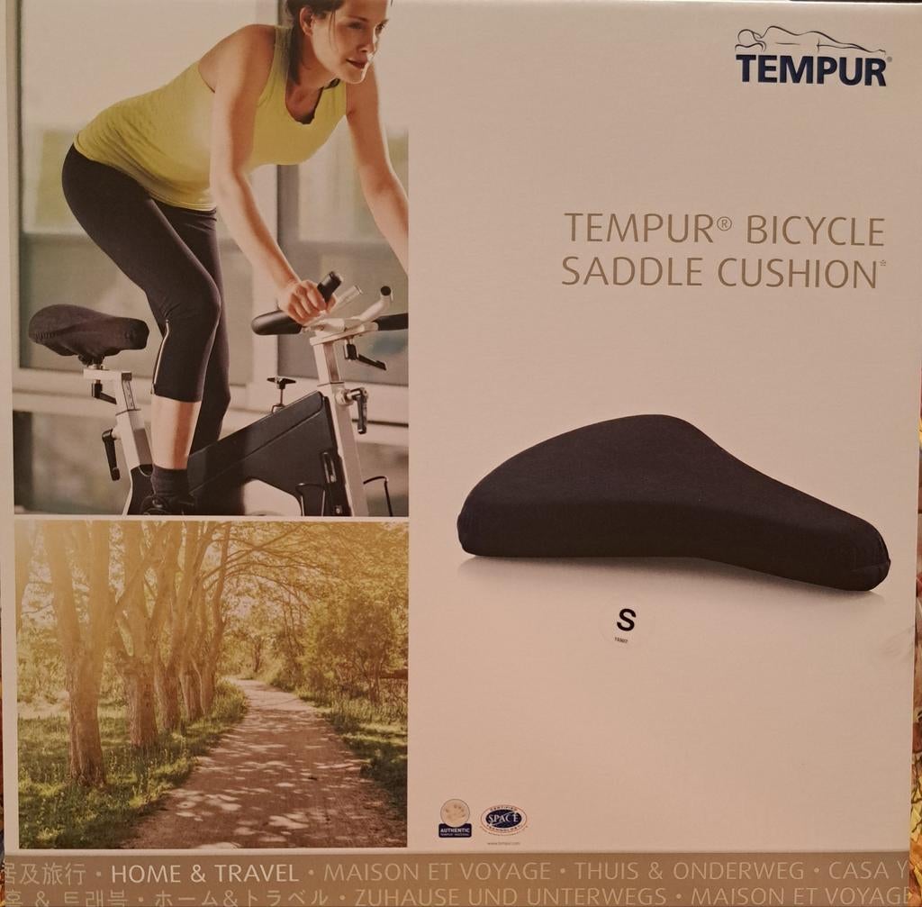 NIEUW ! Tempur fietszadeldekje in traagschuim - maat Small, Fietsen en Brommers, Ophalen, Zo goed als nieuw