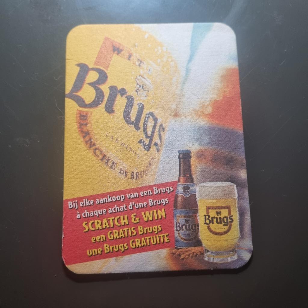 Sous Bock Brugs (modèle 3), Verzamelen, Ophalen of Verzenden, Gebruikt, Viltje(s), Overige merken