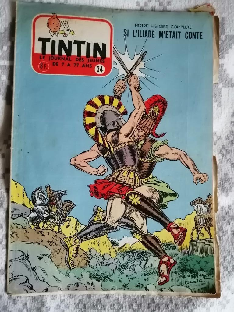Journal de TINTIN édition Belge n34 - 22 aout 1956, Ophalen of Verzenden, Tijdschrift