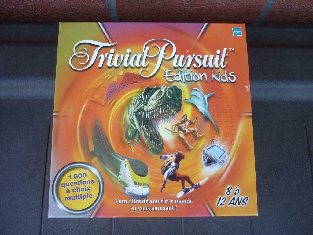 Jeu de société - Trivial Pursuit Edition kids - Hasbro, Een of twee spelers, Ophalen of Verzenden, Gebruikt