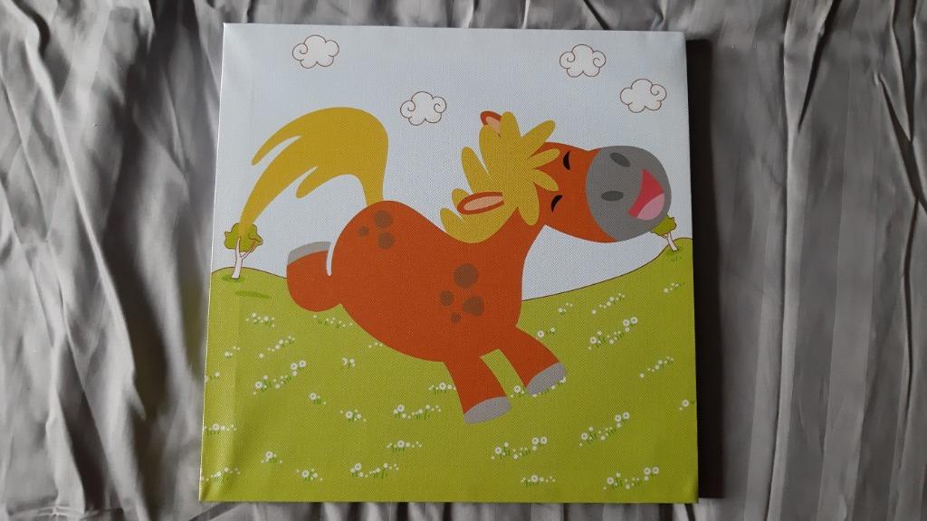 Kinderschilderij Paard