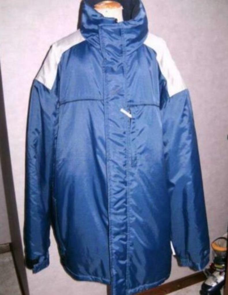 Ski heren jas maat L, Ophalen of Verzenden, Gedragen, Maat 52/54 (L), Blauw
