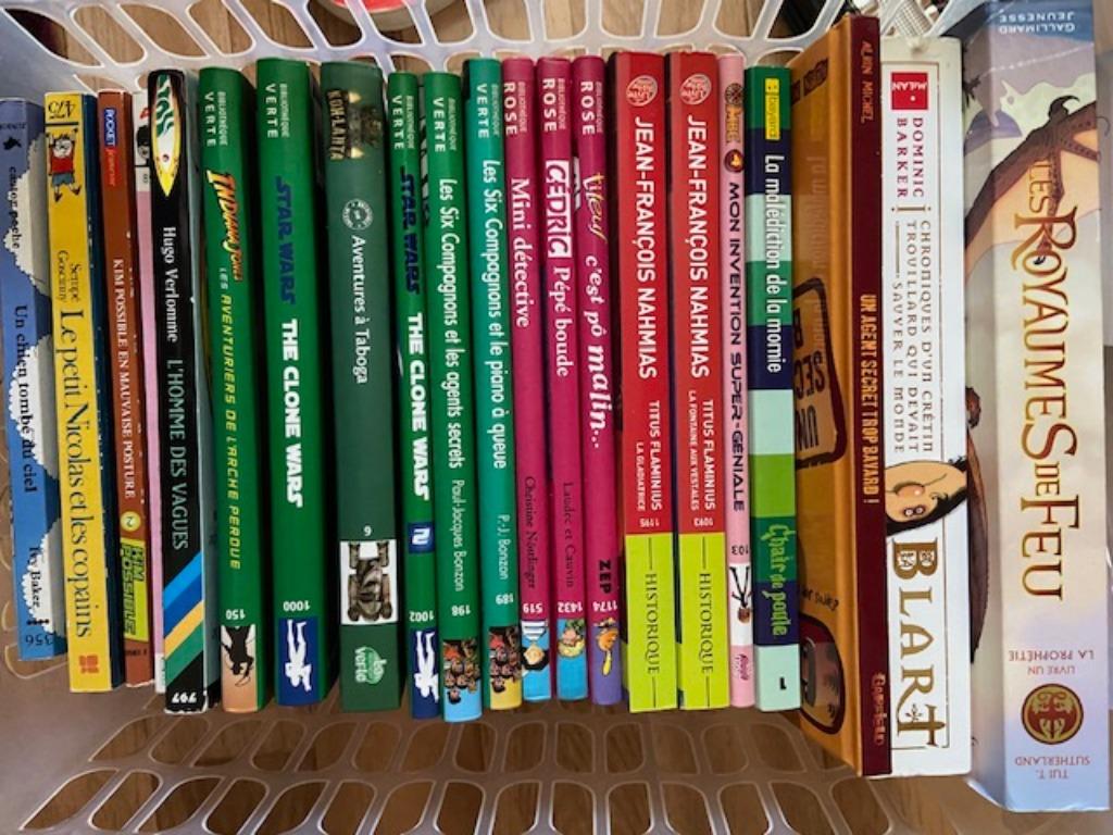 Divers livres jeunesse (biblio rose, verte, ..) : voir liste, Ophalen of Verzenden