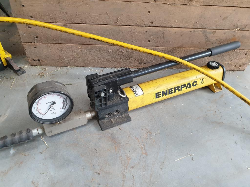 ENERPAC P392 Lichtgewicht hydraulische handpomp,, Ophalen of Verzenden, Gebruikt