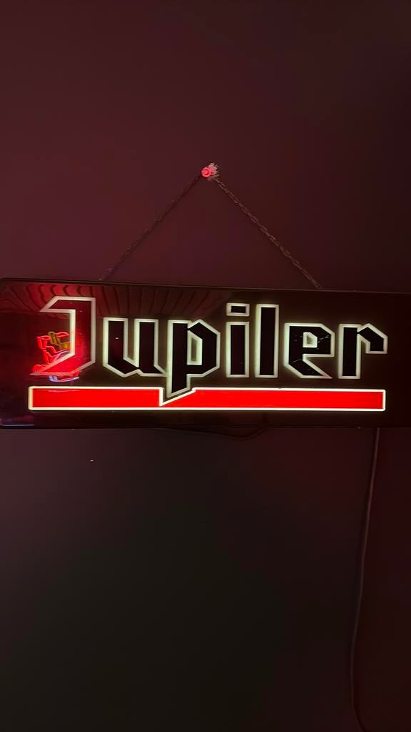 Jupiler licht reclame/ mancave, Ophalen