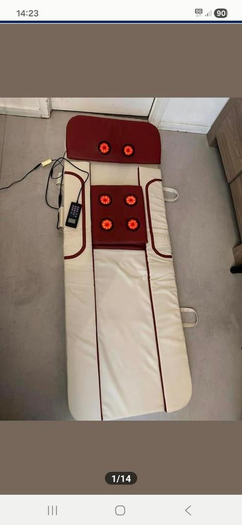 Inframass lnfrarood massage matras, Ophalen, Zo goed als nieuw