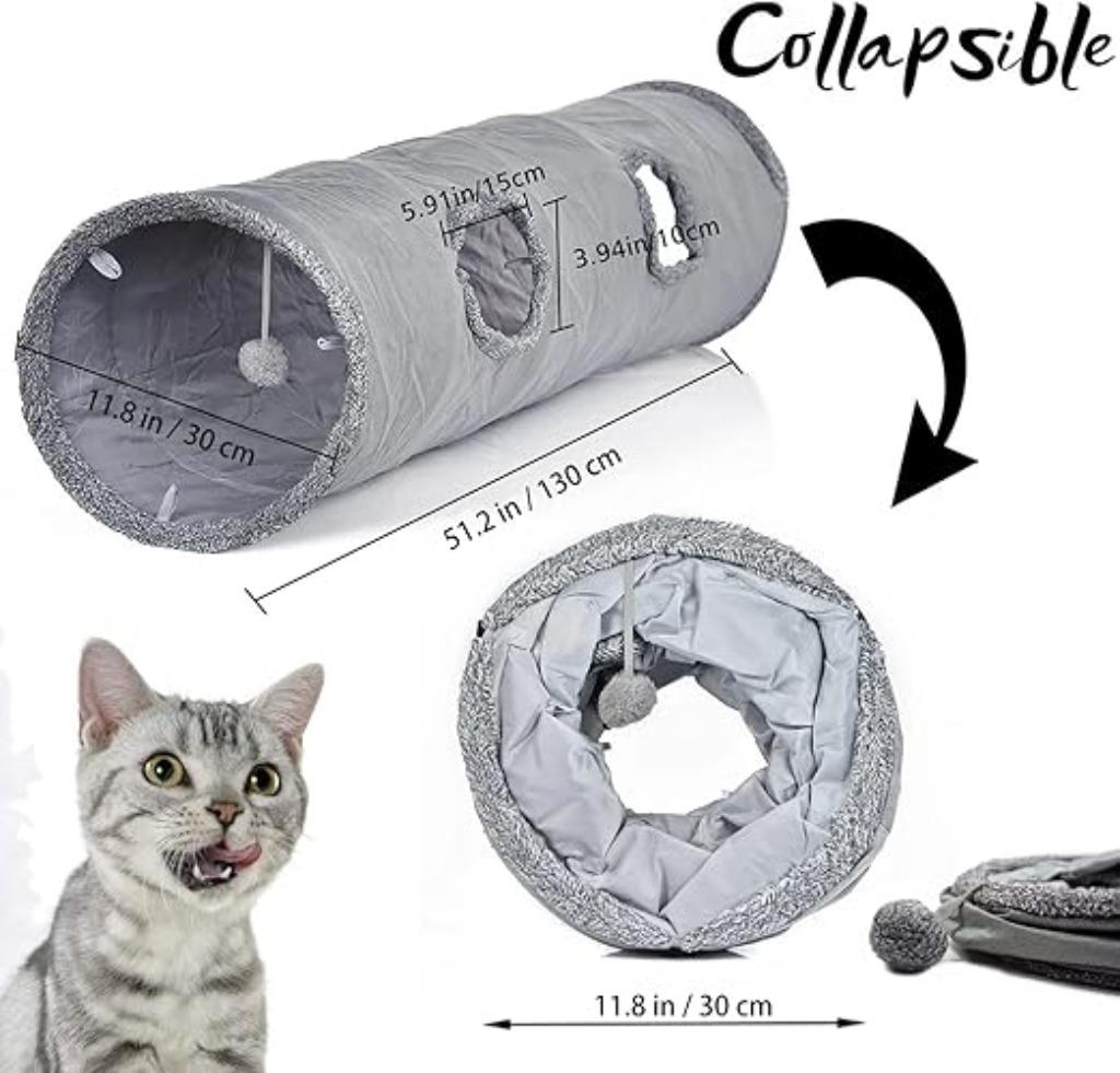 tunnel de jeu pliable LIVRAISON RAPIDE ET GRATUITE, Animaux & Accessoires, Jouets pour chats, Neuf, -, Tunnel de jeu, -