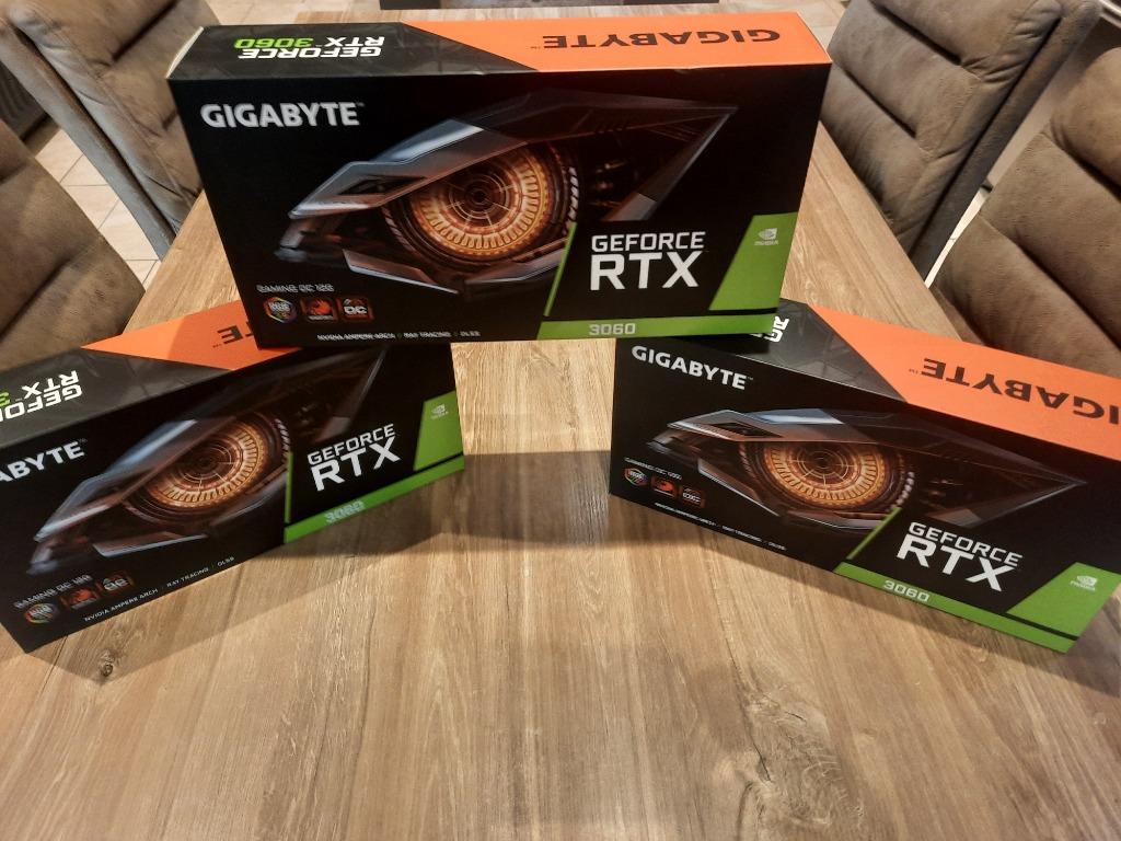 3 cartes graphiques RTX 3060, Informatique & Logiciels, Enlèvement, Comme neuf